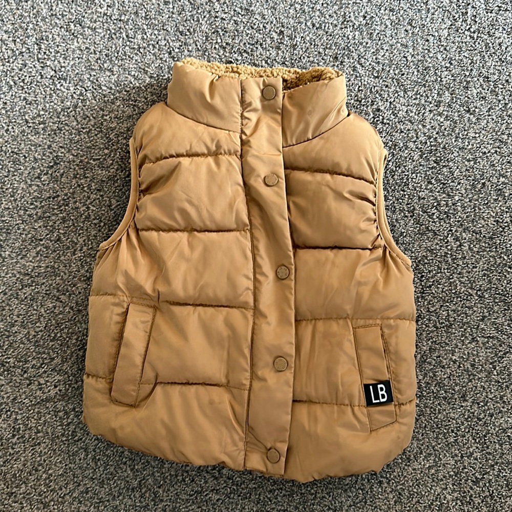 Little Bipsy Sherpa vest size 18/24 months